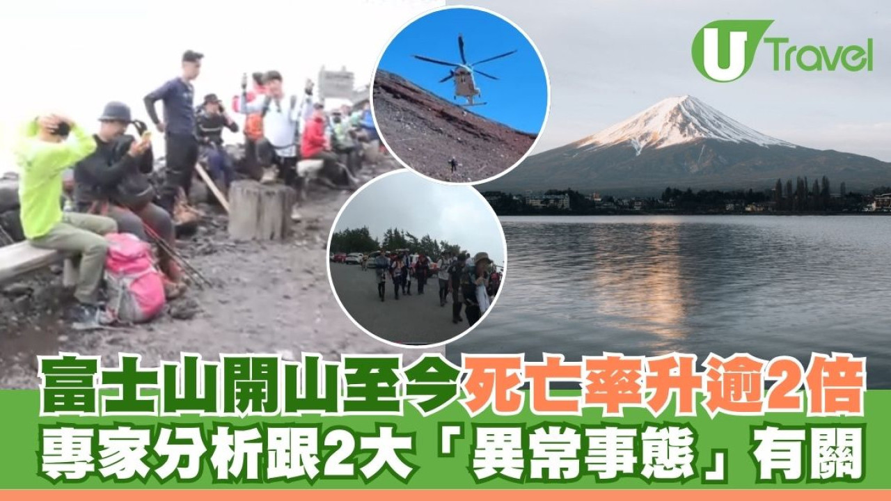 富士山夏季開山至今死亡人數上升逾兩倍！專家分析2大「異常事態」有關
