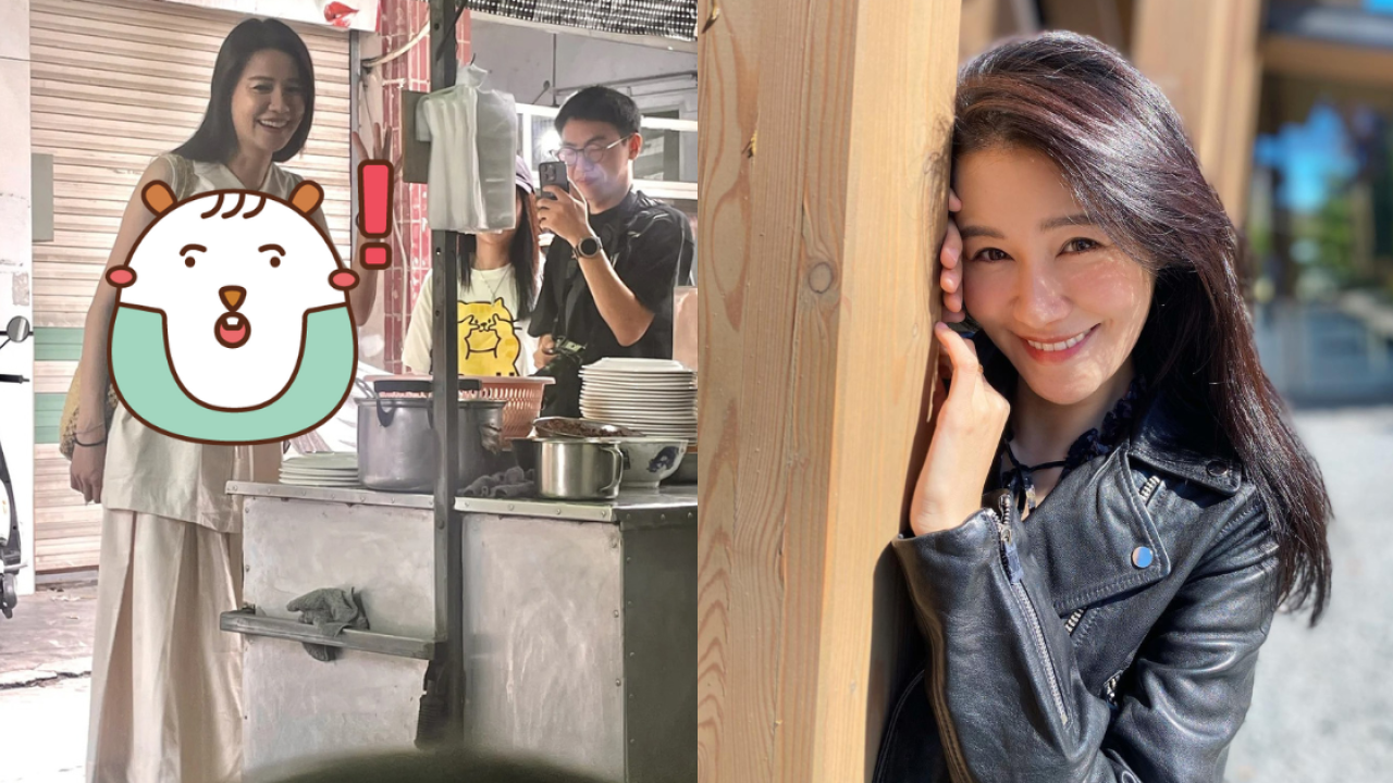 黃翠如街頭被捕獲孕味極濃！網民盼造人成功：都42歲了