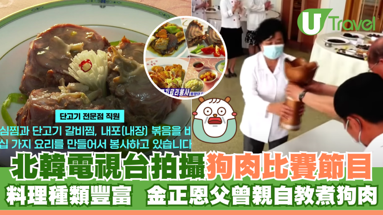 北韓電視台拍攝狗肉比賽節目 料理種類豐富  金正恩父曾親自教煮狗肉