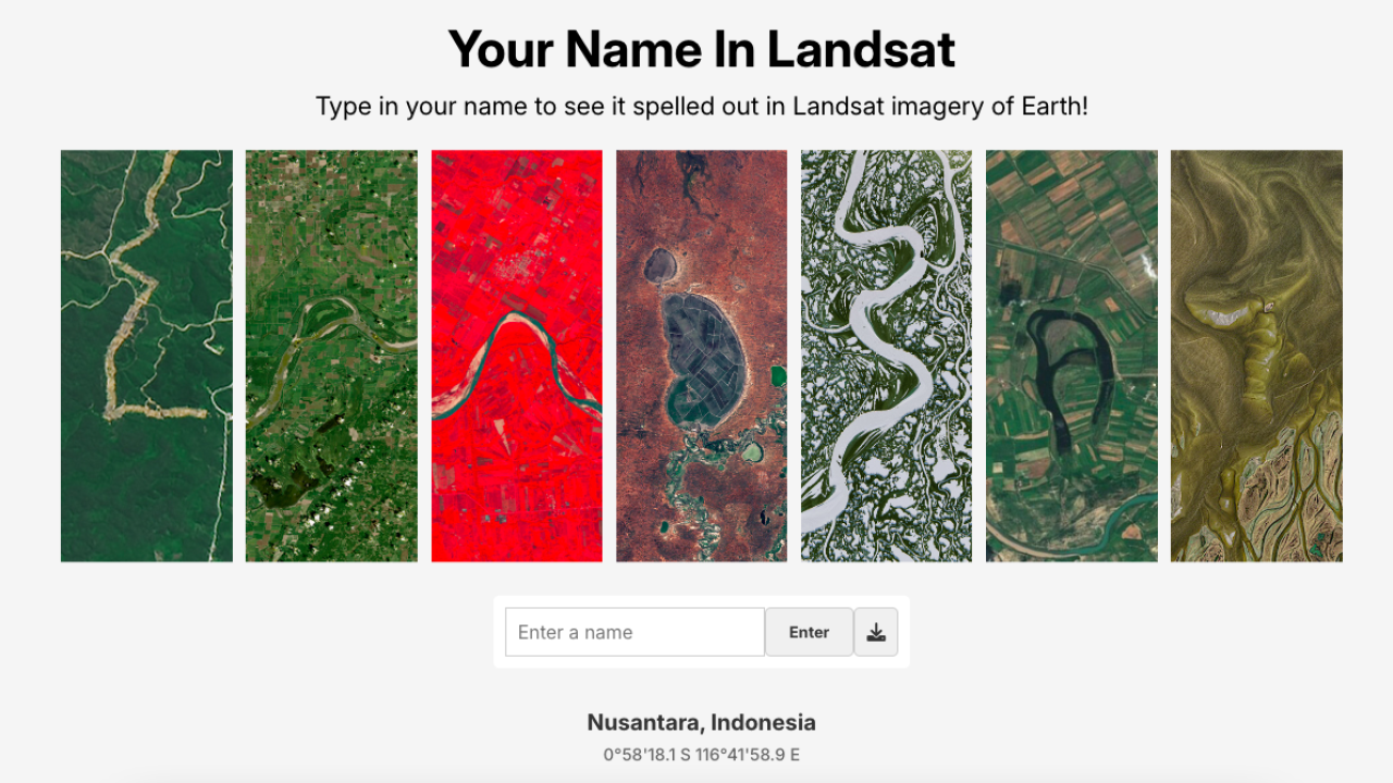近期爆紅「NASA地球英文名」以海洋/沙漠/雪地拼湊你的個性名字