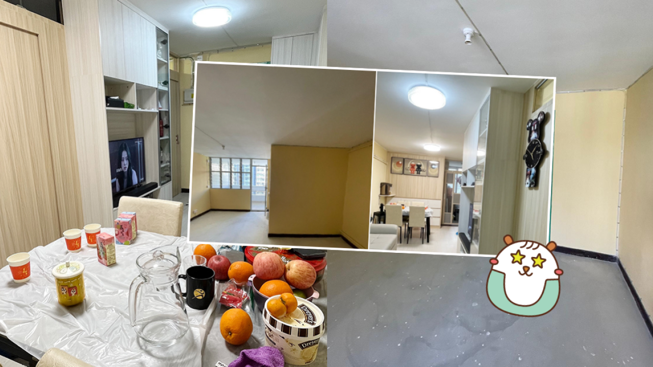 港人淘寶花15萬訂全屋傢俬連裝修！簡約風木色設計！380呎間到3房？