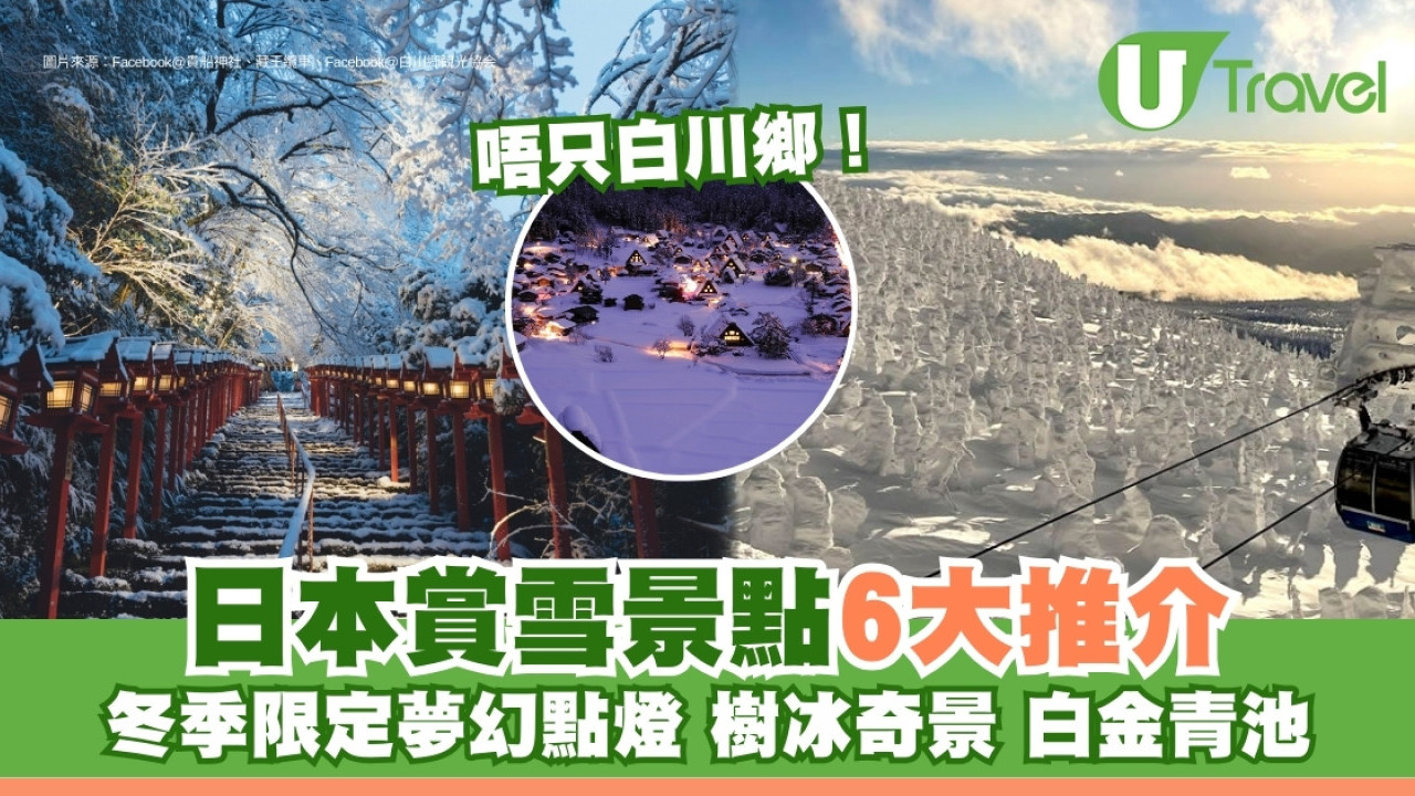 日本賞雪景點｜冬季最靚6大雪景人生必睇！藏王樹冰、童話飄雪附交通方法