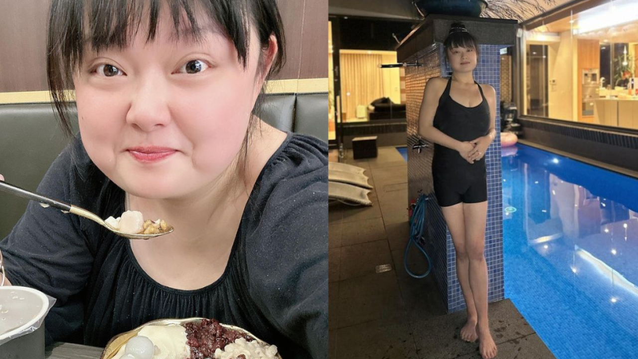 細細粒激減130磅最新近照驚人 虐待式減肥瘦幾個碼 網民眼前一亮