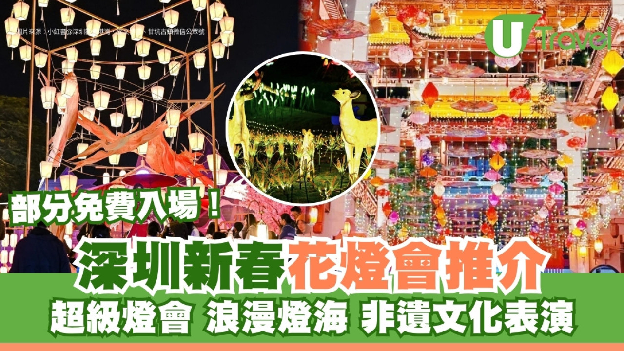 深圳新年燈會｜新春花燈6大展覽 兼睇文化表演附票價地點交通