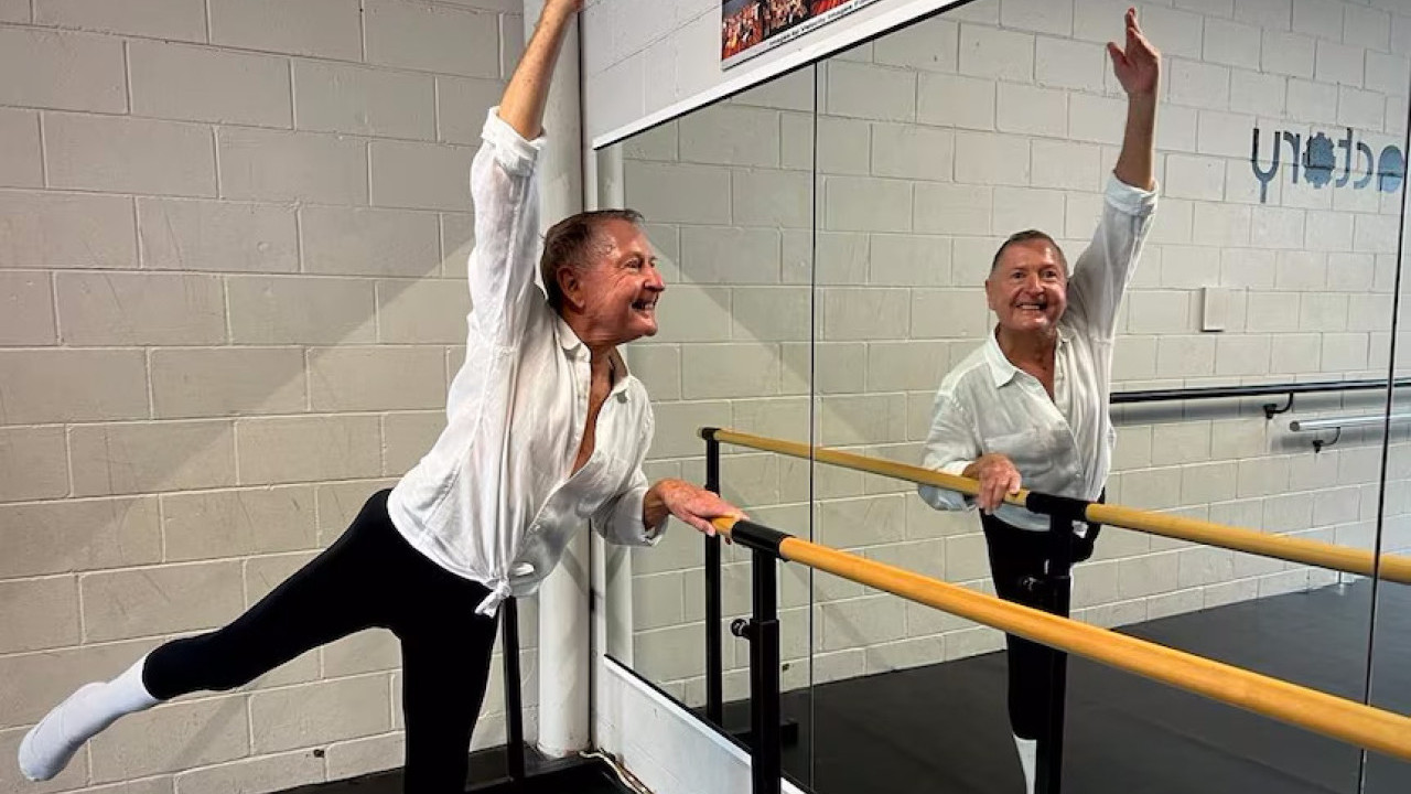 83歲老伯伯重拾夢想學芭蕾舞  不怕被笑勇敢追夢：我會堅持直至不能再跳