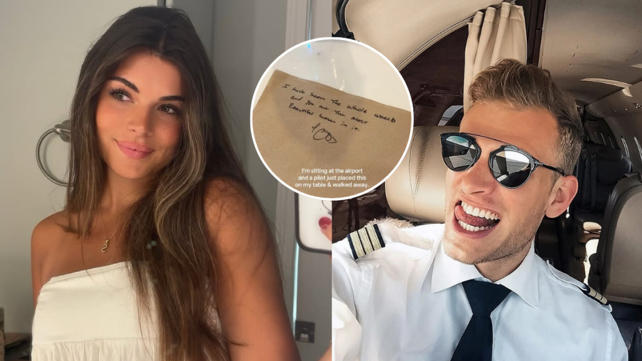 機師表白美女KOL！餐紙留一句英文勁浪漫！寫漏1點結局大反轉！