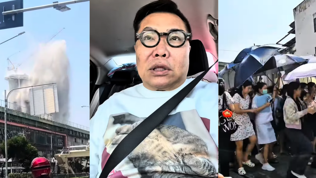 緬甸地震｜胡慧冲曼谷親身直擊地震現場 影片民眾驚慌爭相走避