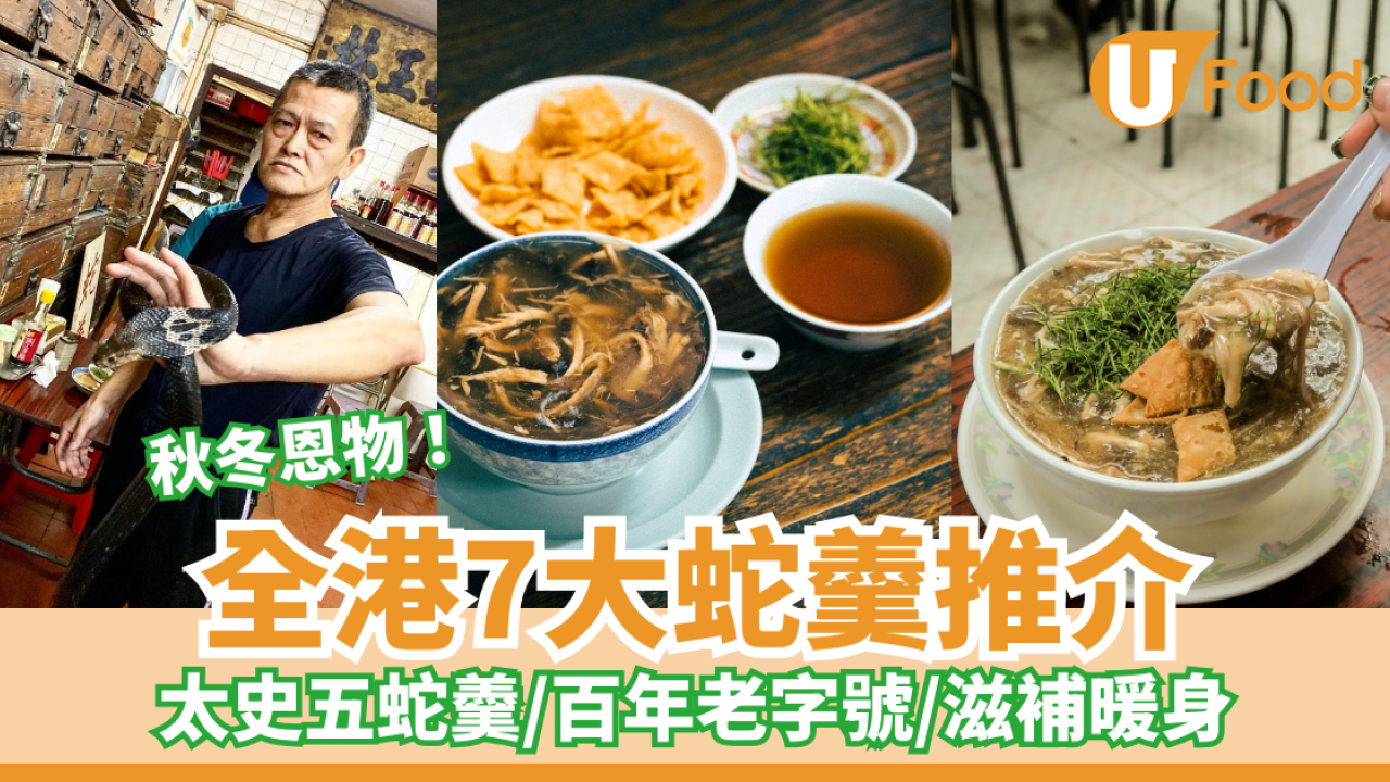 全港7大蛇羹推介｜太史五蛇羹／百年老字號／滋補暖身