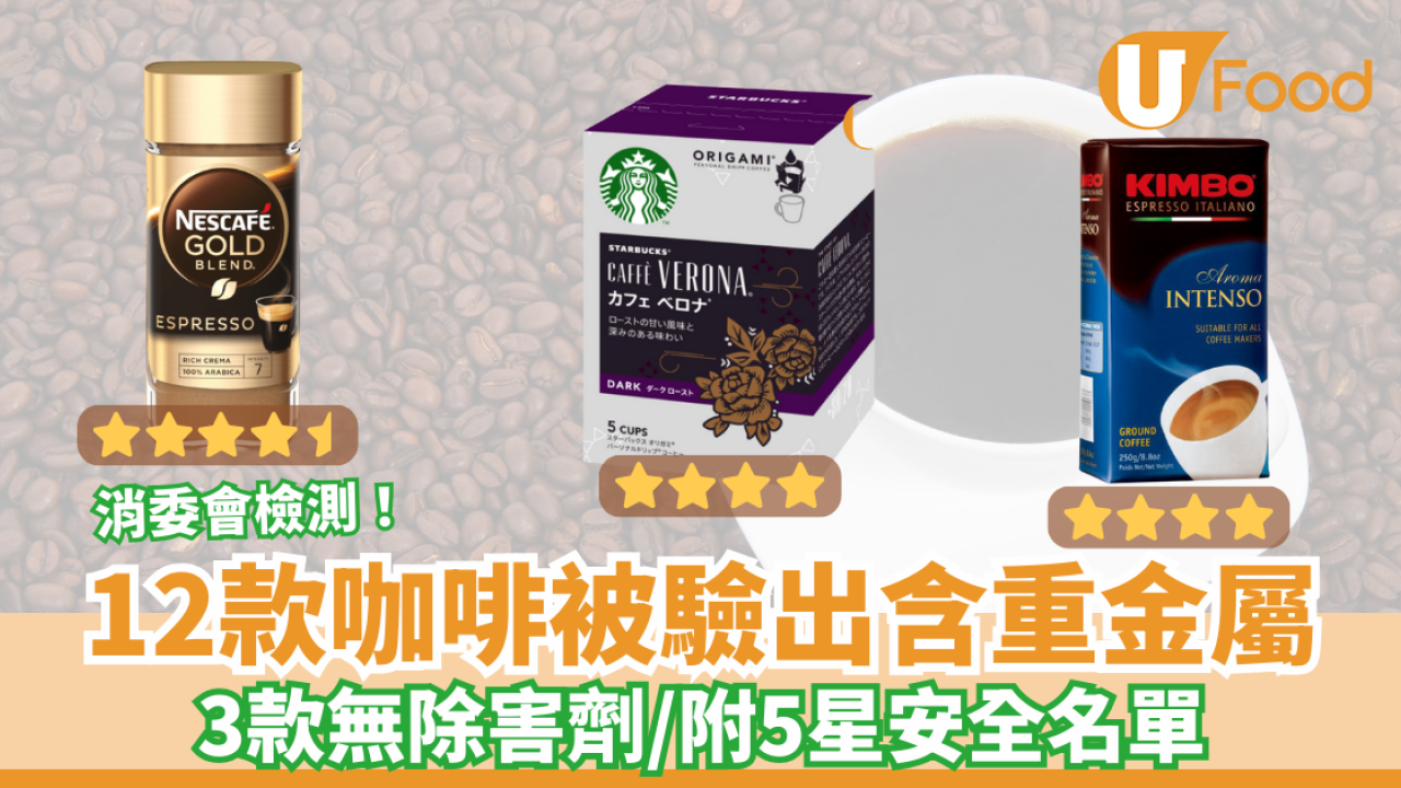 12款咖啡產品被驗出含重金屬鉛／錫！　 消費者委員會測試49款咖啡產品安全性