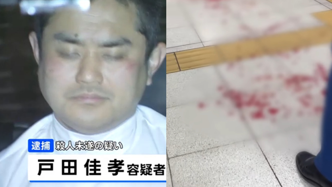 有片｜東京車站發生持刀隨機斬人事件 兩乘客受傷 犯人作案前30分鐘已入車站