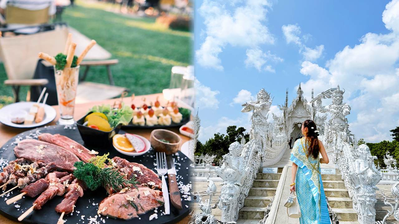 清邁自由行懶人包 | 日落燒烤／夢幻白廟／人氣市集