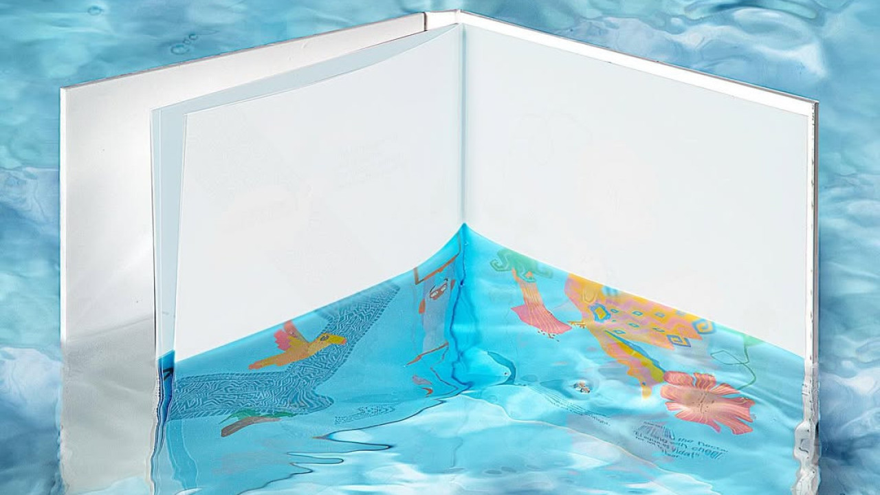 「缺水的書」濕水才看到內容？包裝把書浸水密封！故事呼籲全球關注水資源危機  