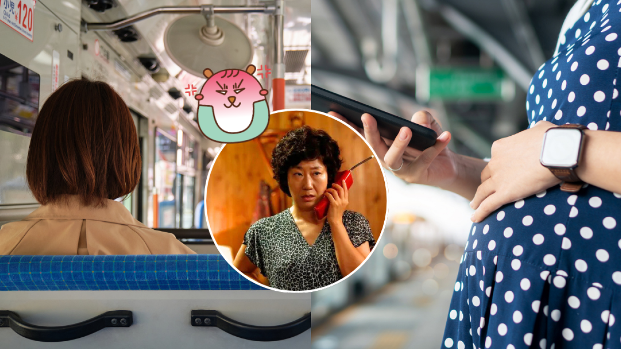 日本孕婦等巴士慘被大媽插隊撞開 獨佔雙人位兼大聲講電話 即時遭「現眼報」大快人心