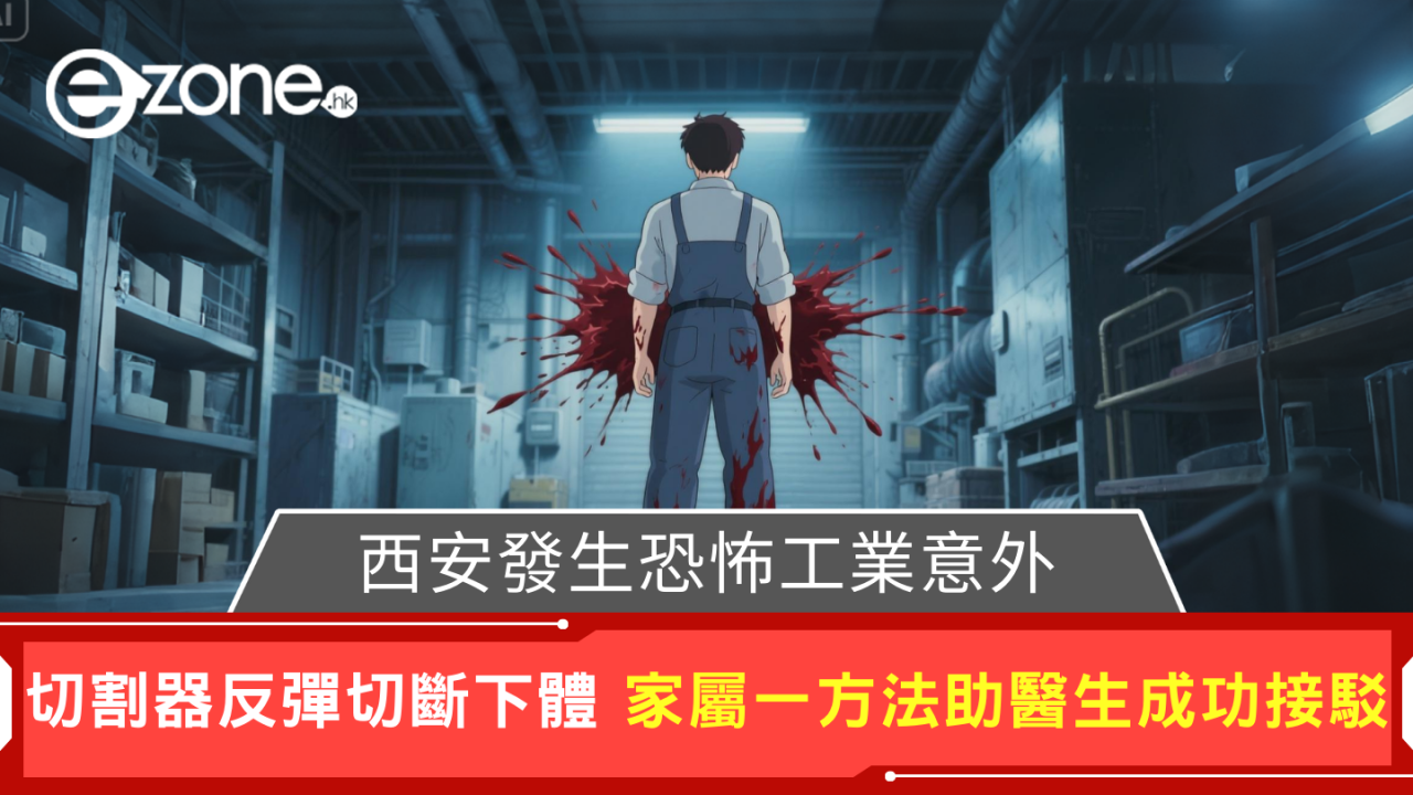 恐怖工業意外男子生殖器斷裂 家屬一方法助醫生成功接駁