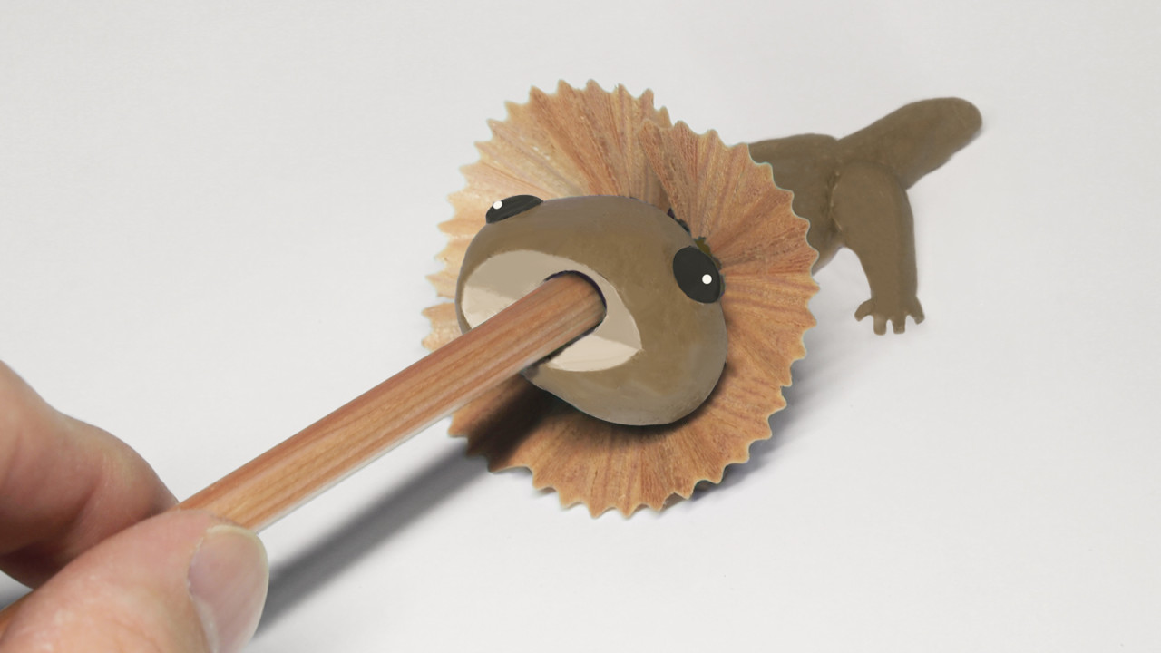 日本創意文具吸逾30萬觀看  鉛筆碎秒變大阪燒鰹魚片