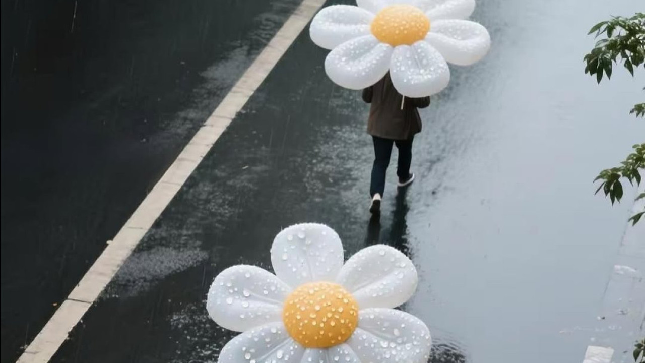 Threads爆紅G-Dragon同款AI小雛菊雨傘 夢幻設計有望實體化？