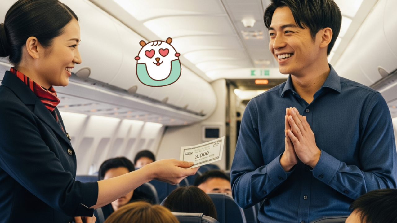 航空公司出2萬4港幣求兩乘客落飛機！背後驚喜原因曝光！空姐悄悄行近提出條件？