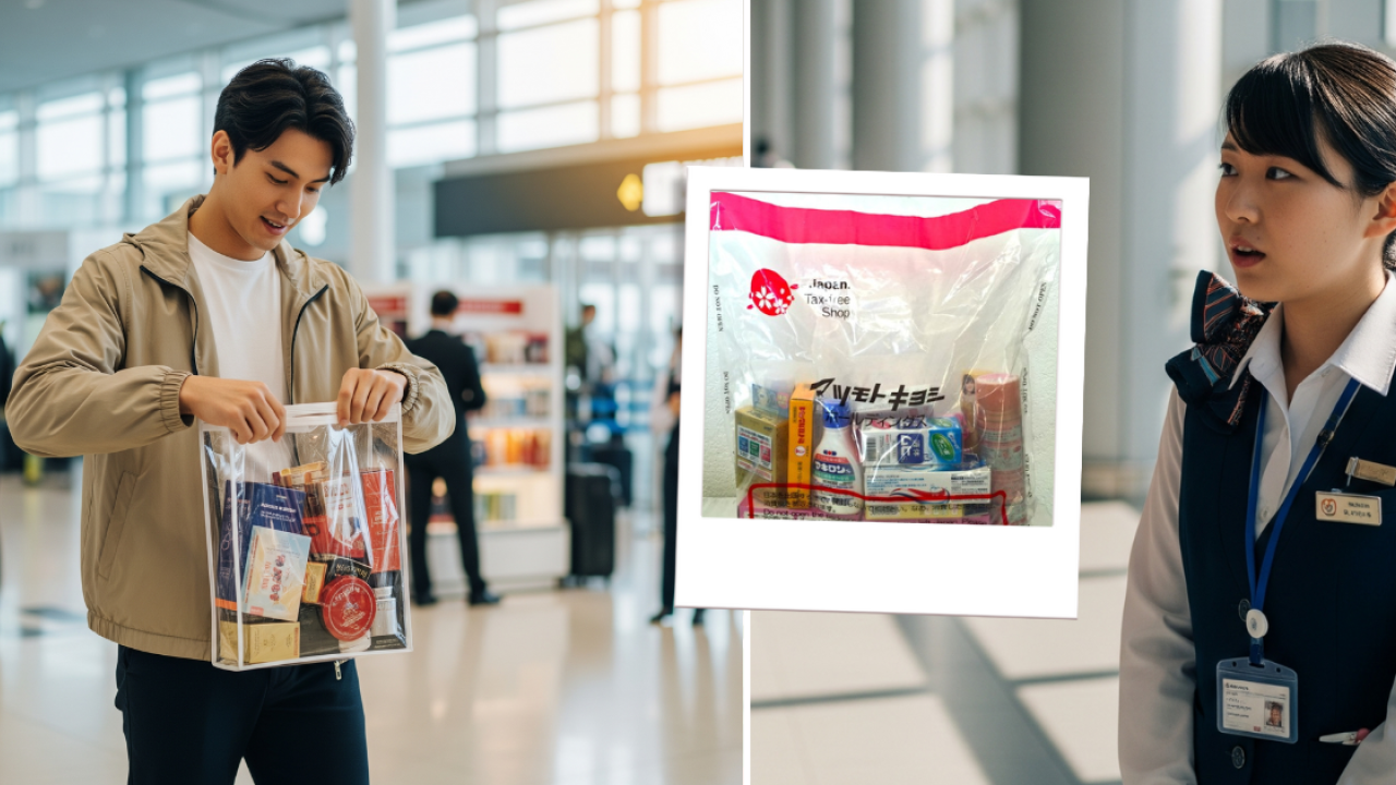 遊日注意！免稅商品透明袋可否當地拆？遊客日本機場拆封免稅品 被職員發現下場竟然...