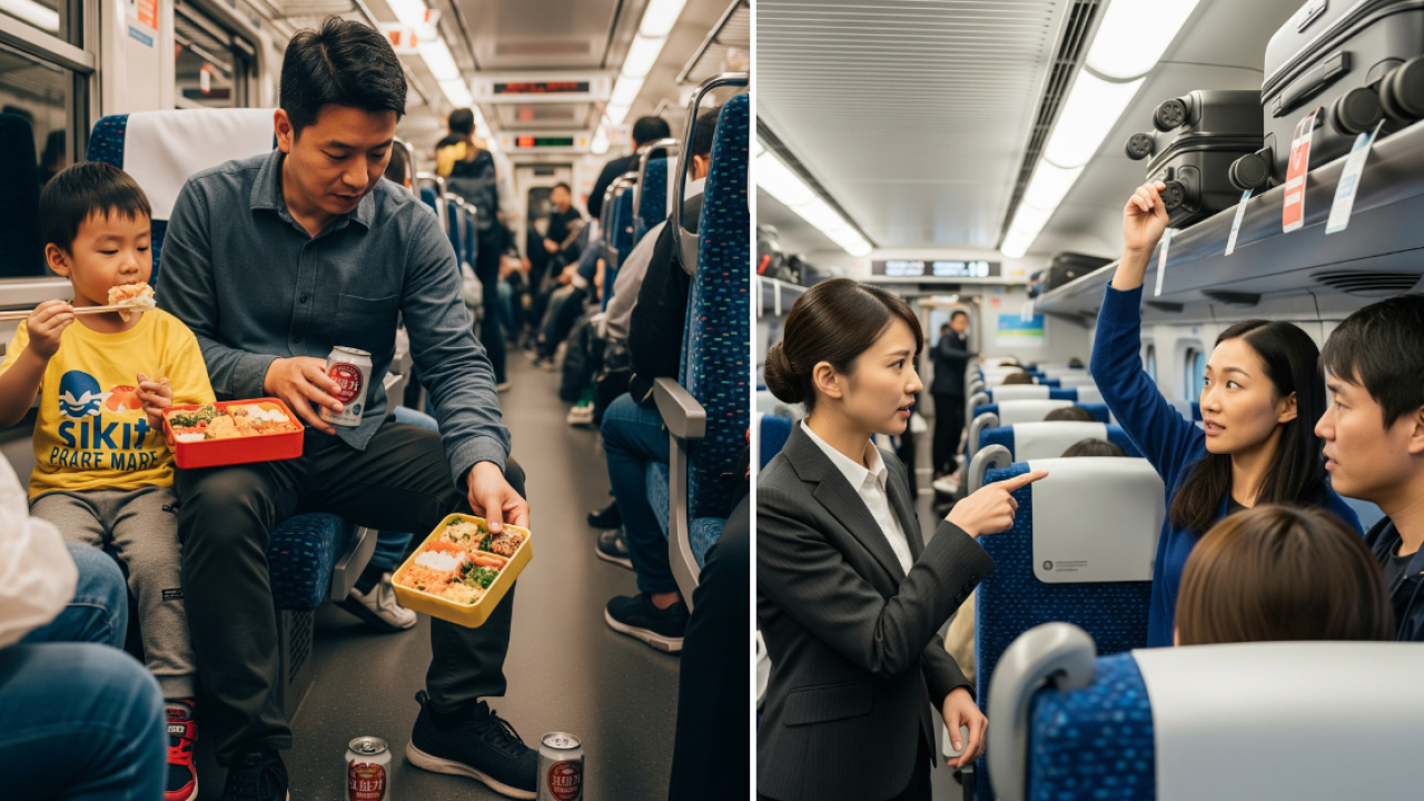 遊客霸佔日本新幹線付費行李空間！車廂內「野餐」飲酒兼亂棄垃圾！下場極失禮