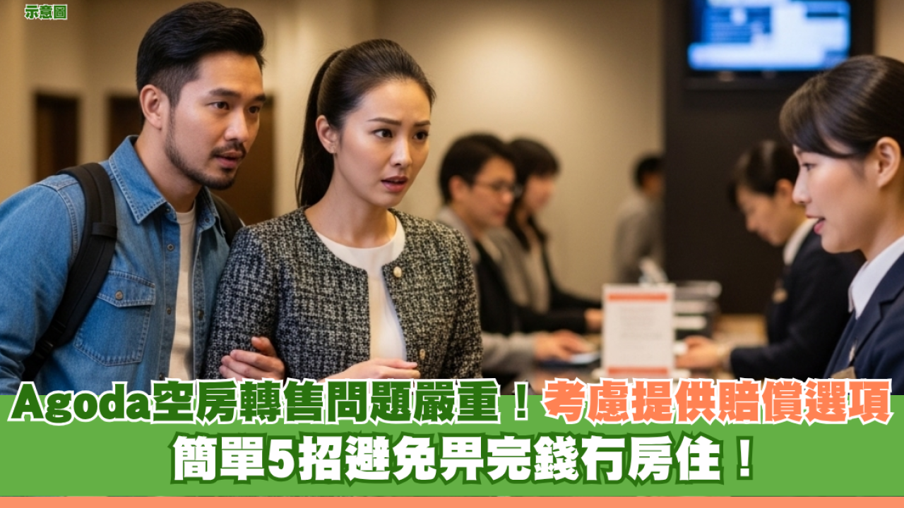 遊日注意｜Agoda「空房轉售」問題嚴重！ 考慮提供賠償選項 簡單5招避免畀完錢冇房住！