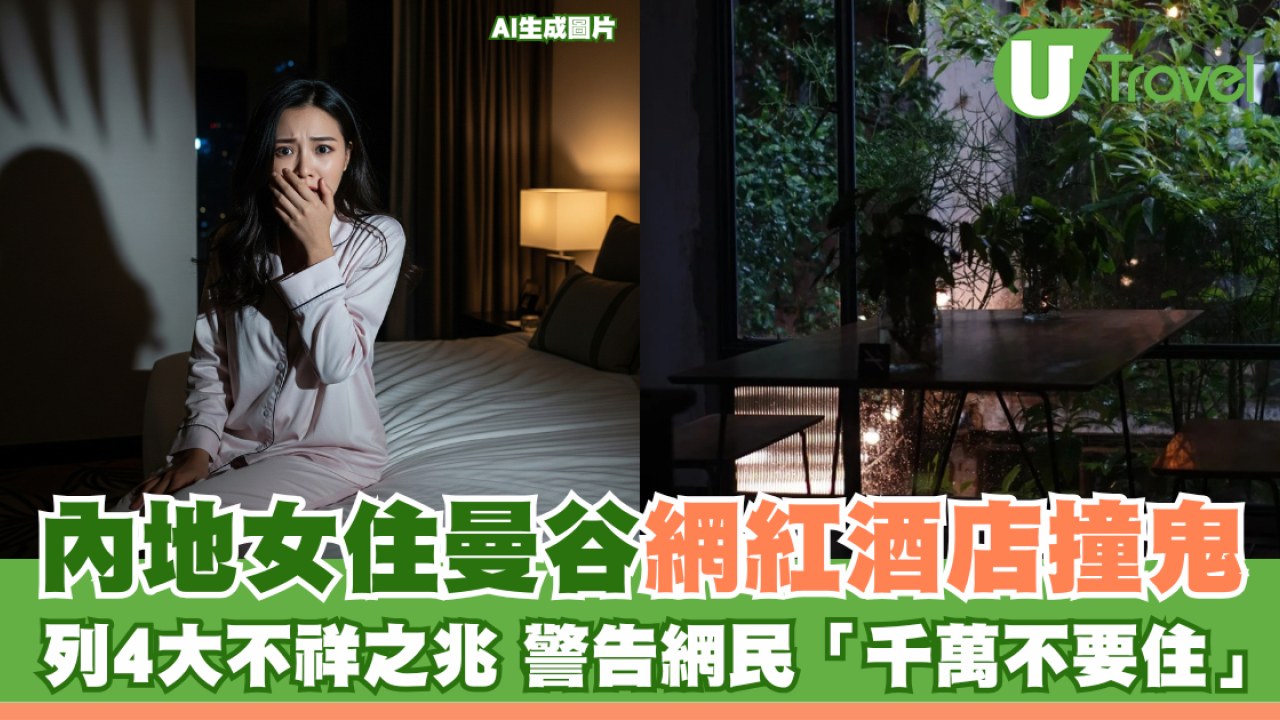 內地客住曼谷網紅酒店撞鬼 列4大不祥之兆 警告網民「千萬不要住」
