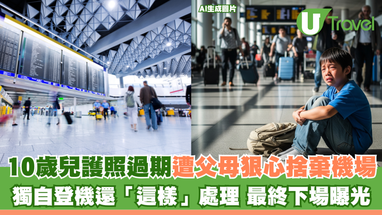 10歲兒護照過期遭父母狠心捨棄機場 獨自登機還「這樣」處理 最終下場曝光