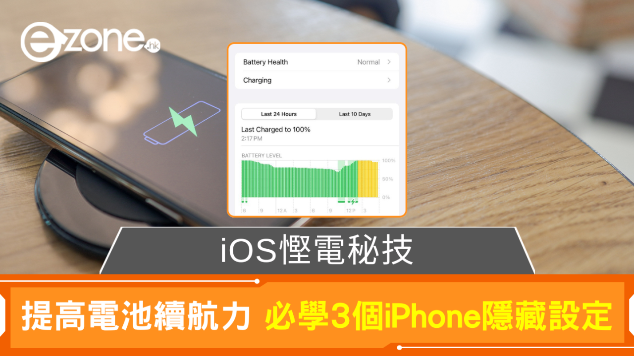 iOS慳電秘技 3個必學iPhone隱藏設定 提高電池續航力