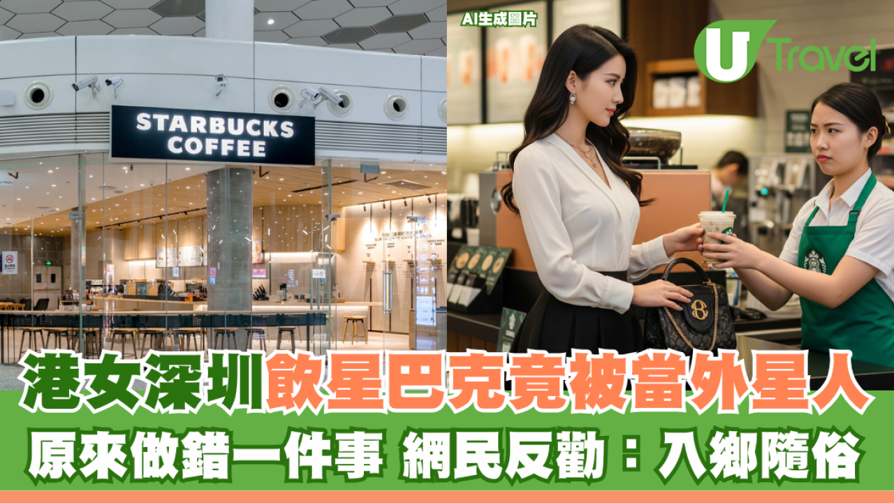 港女深圳飲星巴克竟被當外星人 原來做錯「這件事」 網民反勸：入鄉隨俗