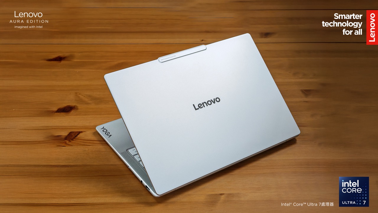 獨家AI Now離線助理重新定義AI PC Lenovo Yoga Slim 7i Aura Edition實測