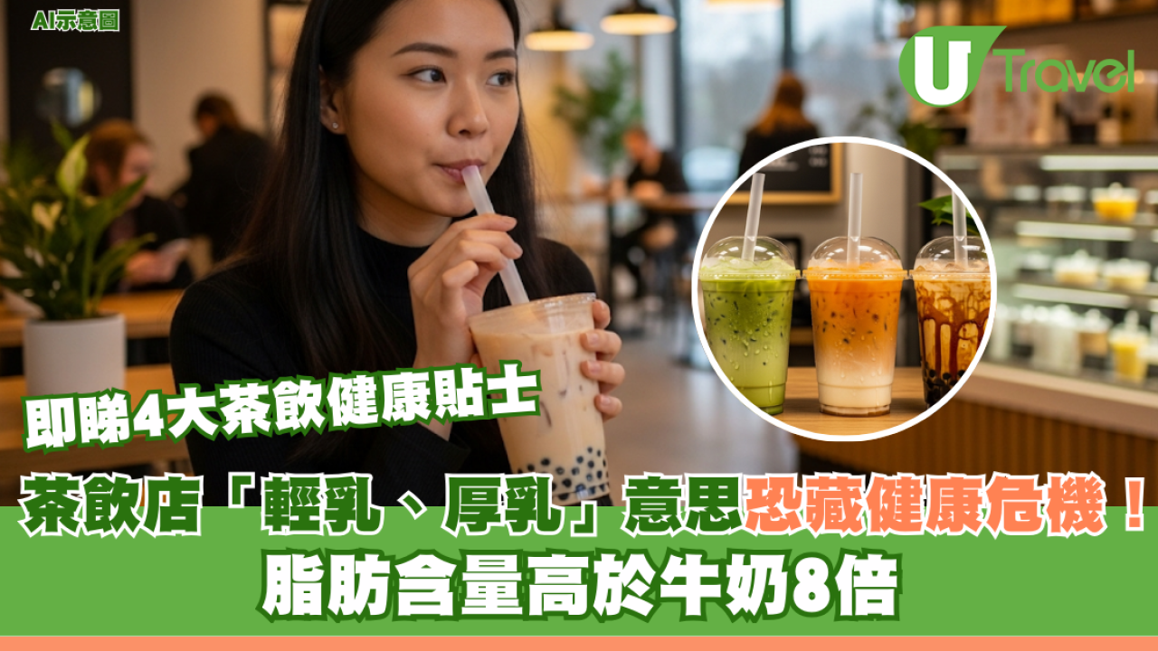 北上注意！茶飲店「輕乳、厚乳」意思恐藏健康危機！脂肪含量高於牛奶8倍