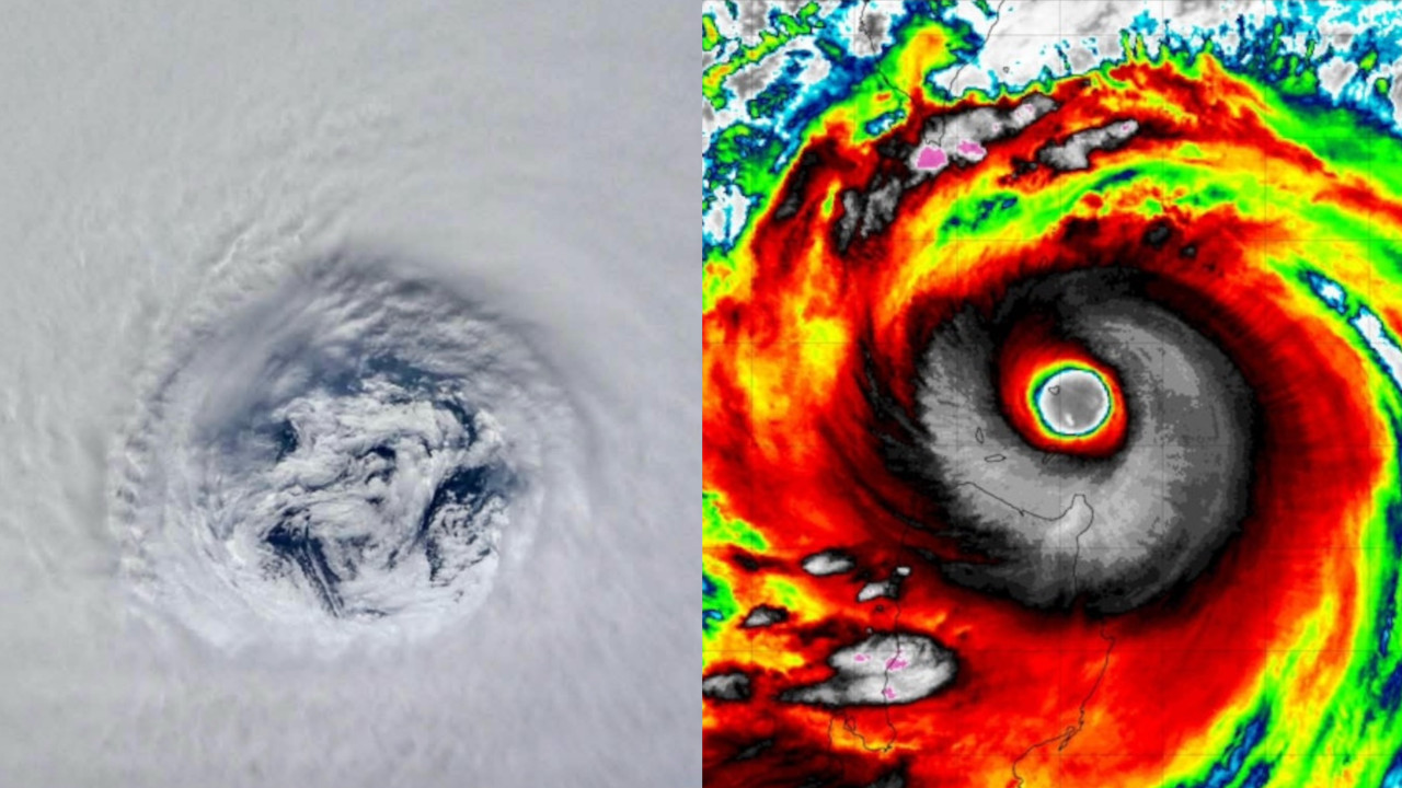 超強颱風樺加沙巨無霸風眼威力再進化  風如其名來頭大來勢洶洶