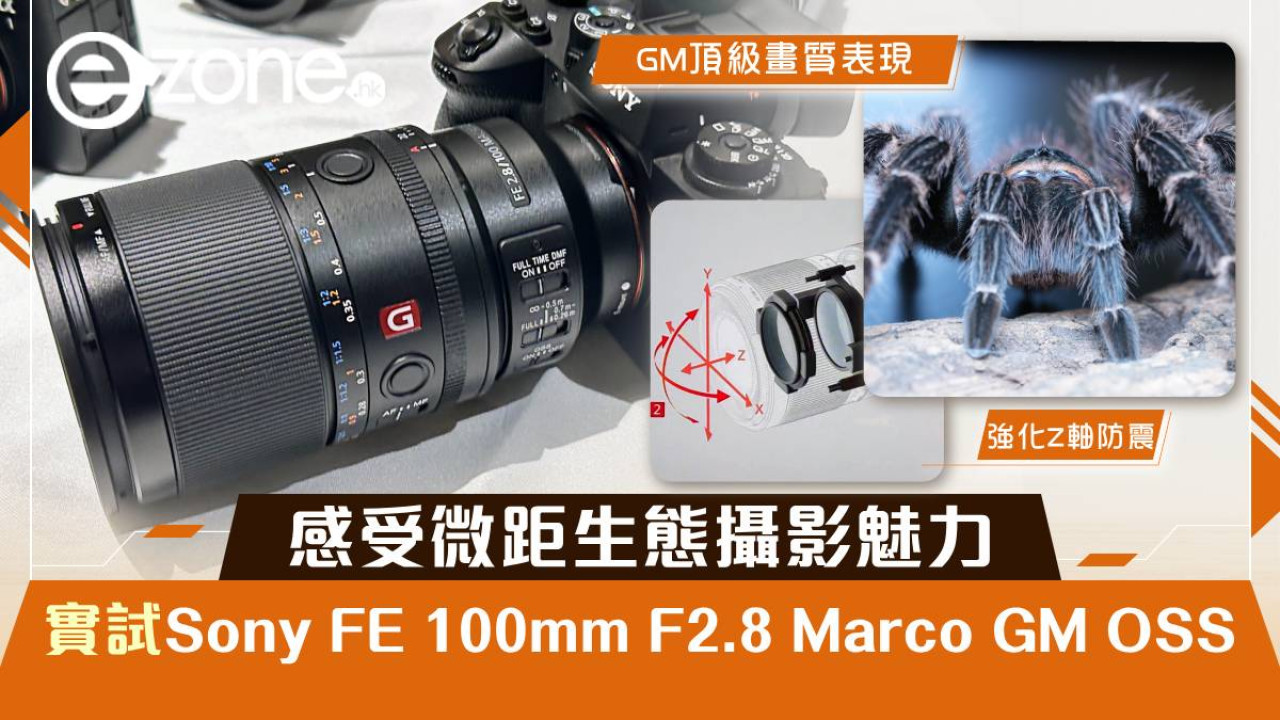 感受微距生態攝影魅力 實試Sony FE 100mm F2.8 Marco GM OSS 防震畫質大提升