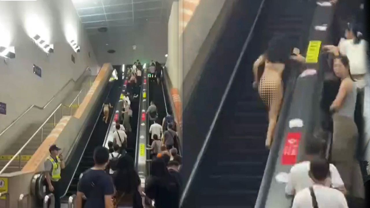 澳門關閘裸女狂奔電梯暴走震驚全網猜︰底褲都輸埋？警方：已送醫治療