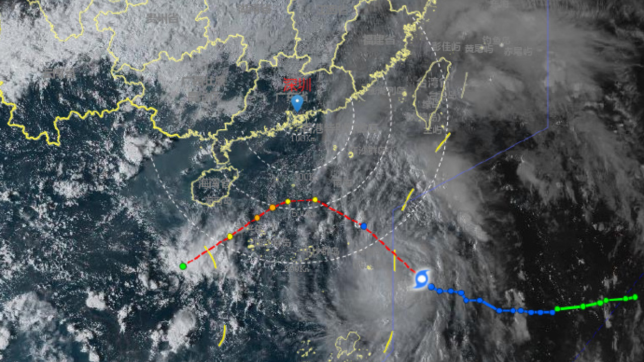 北上注意！冷空氣與颱風「風神」夾擊！ 深圳迎持續大風降溫降雨天氣