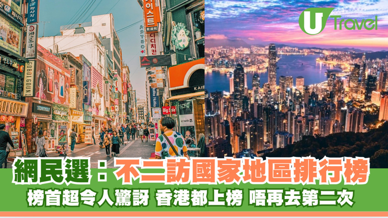 「不二訪國家/地區」TOP10榜單居然有這地方！網民不服：去20幾次明明超好玩！