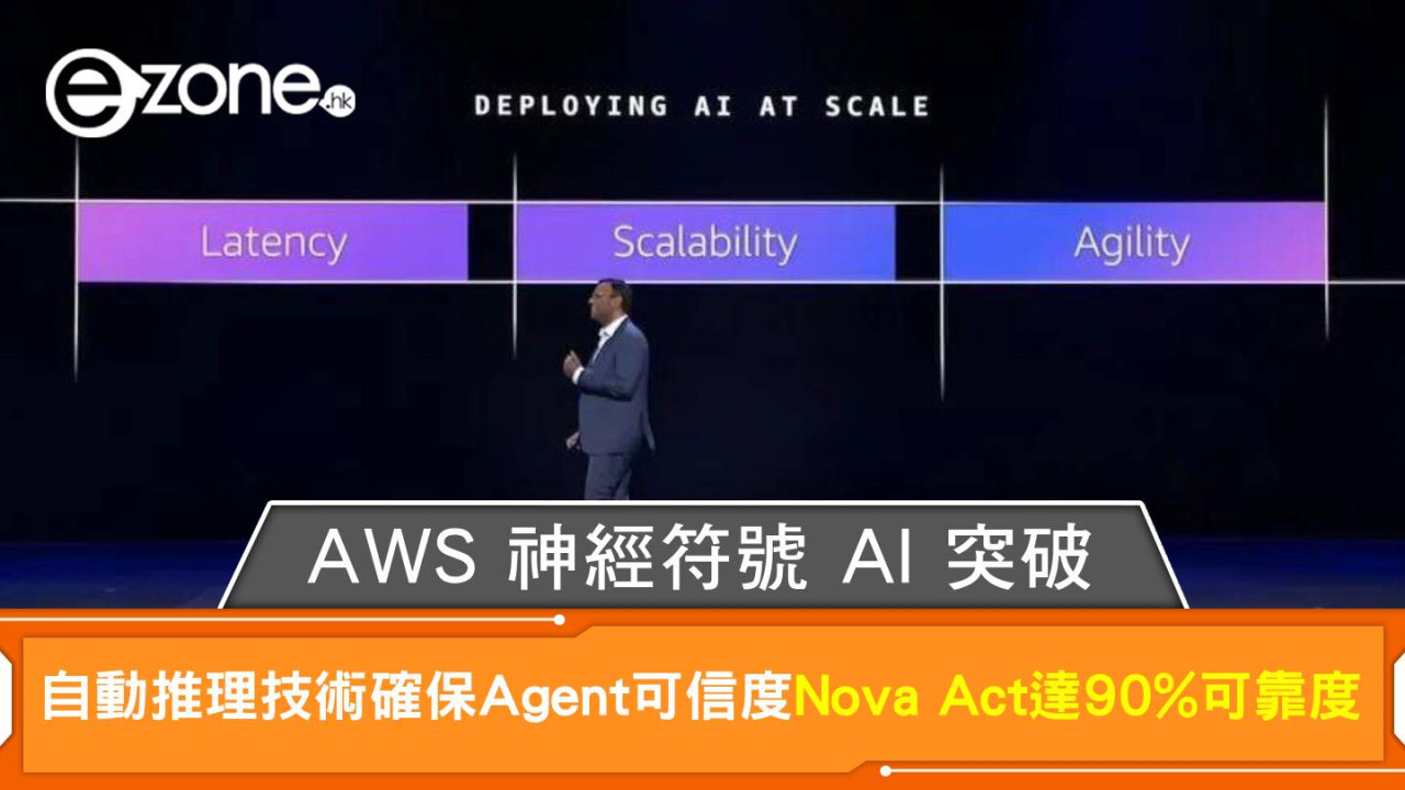 AWS 神經符號 AI 突破｜自動推理技術確保 Agent 可信度、Nova Act 達 90% 可靠度