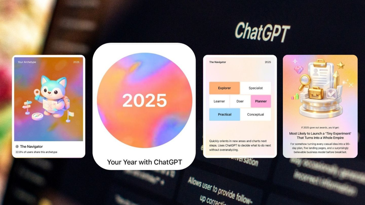 搶先免費體驗 ChatGPT 「2025 年度回顧」 即睇你嘅年度關鍵字