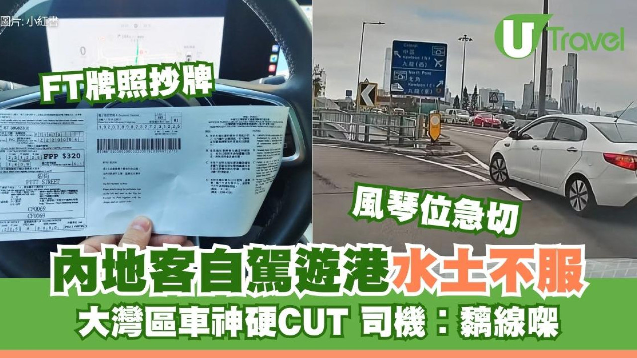 粵車南下旅遊「水土不服」！大灣區車神FT牌自殺式硬切線、違泊斷正 