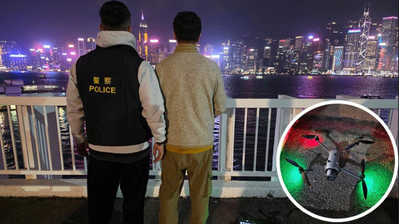 33 歲男海港城放無人機即場被捕 警方嚴正警告：最高可處罰款 $10 萬及監禁 2 年