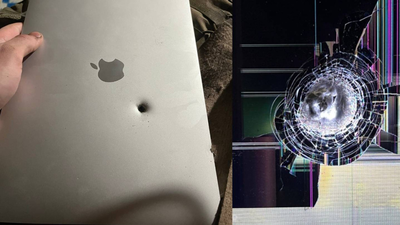 繼 Nokia 3310 後最強「擋彈神器」？ MacBook Air 硬食戰場砲彈 爛成咁竟仲用得【有片】