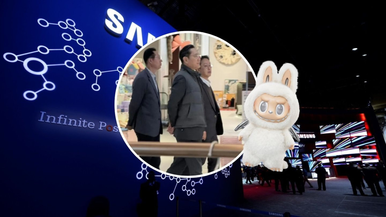 Samsung 會長都係 Labubu 粉絲？ 李在鎔現身京東 Mall 豪掃 100 盒盲盒！ 欣賞國產163吋大電視