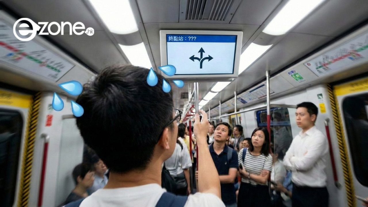 衝上車唔知咩方向 港鐵車廂螢幕被批離地 網民嘆：以前貼紙仲好