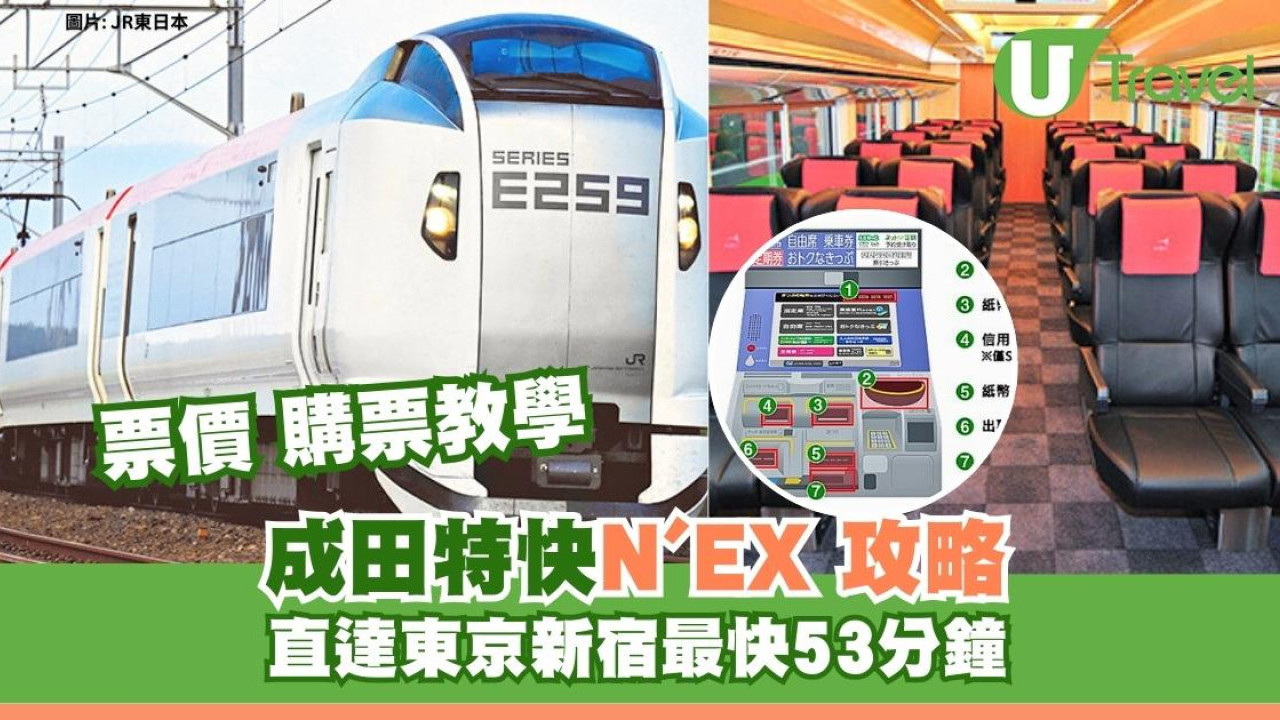 成田特快 N'EX 攻略｜直達東京/新宿最快53分鐘！2026最新票價+購票教學