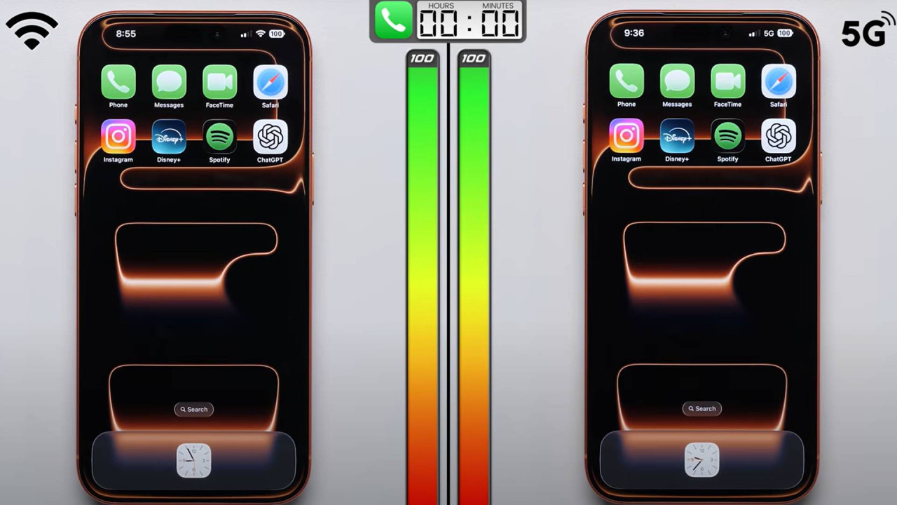 iPhone 17 Pro Max Wi-Fi VS 5G 電量實測 那個模式較「持久」?多達 X 小時差異?