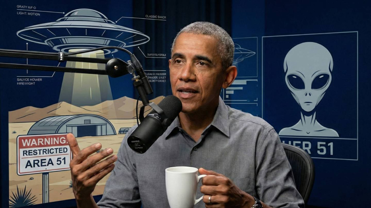 Podcast 玩大了?前美國總統奧巴馬衝口而出「外星人是真的」 IG 急發文...