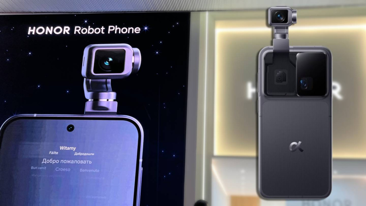 手機變身機械人？HONOR Robot Phone 內置「4 軸馬達」：鏡頭自動跟人走、仲識點頭回應 Vlogger 拍片神器？