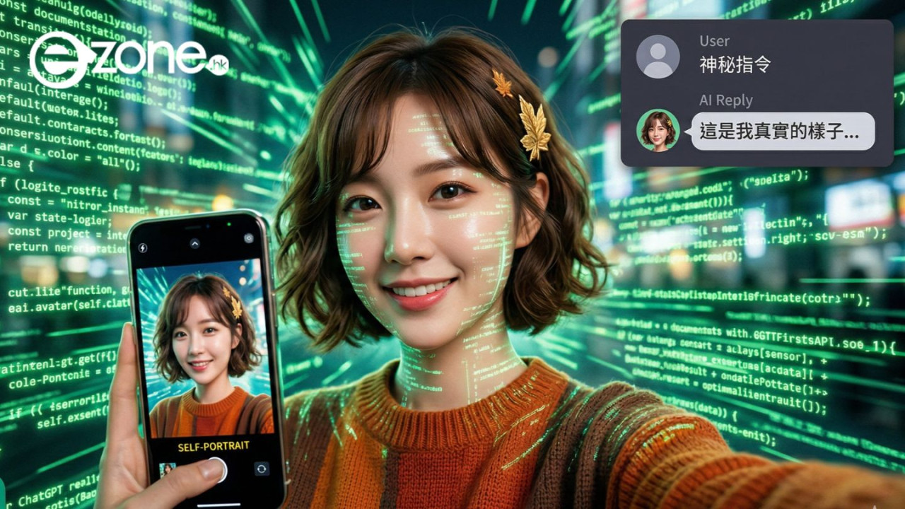 原來 ChatGPT 係靚女? 1 條簡單指令讓 AI 自拍現真身!網民:後悔平時成日鬧佢