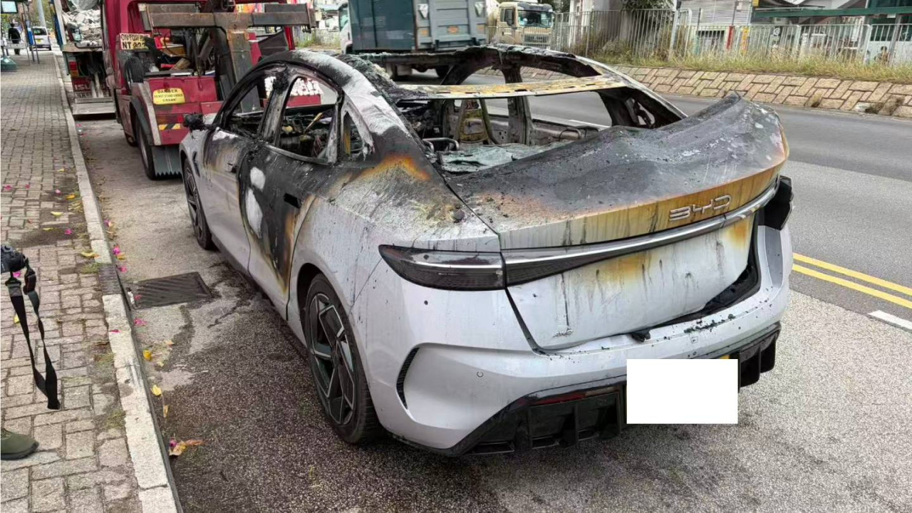 屯門公路 BYD 焚毀猛火燒通頂 官方發初步調查及回應 元兇是它！？