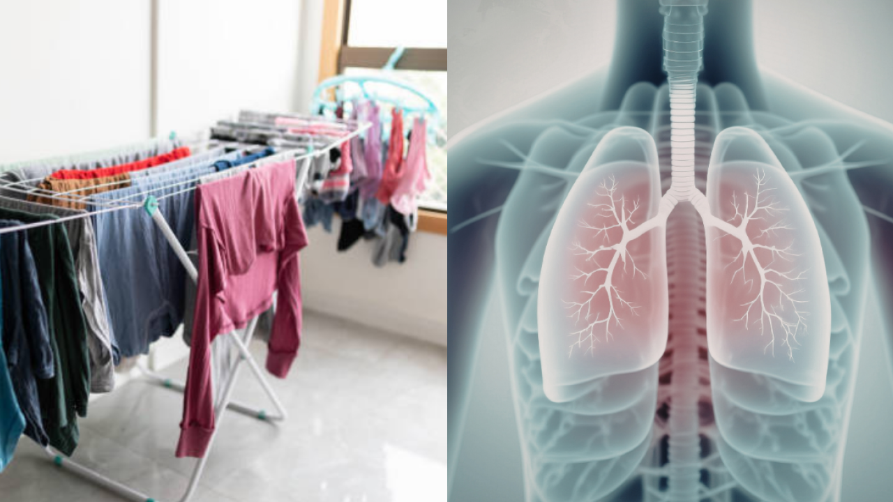 回南天潮濕晾衫恐吸霉入肺！專家：恐致肺部染真菌2類人極高危／衣物噏臭必學白醋洗衣法