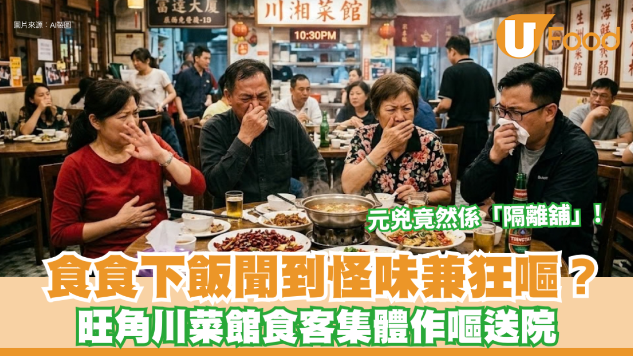 川菜館傳刺鼻怪味！食客眼痛狂嘔送院，消防追查揭元兇竟是「隔離舖」？